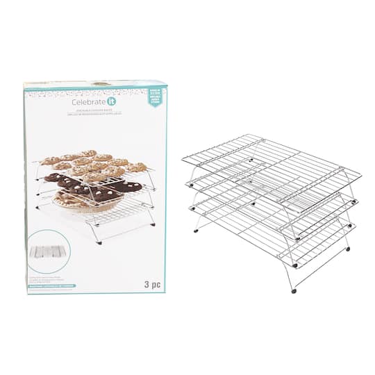 6 Packs: 3 ct. (18 total) Stackable Cooling Racks by Celebrate It™